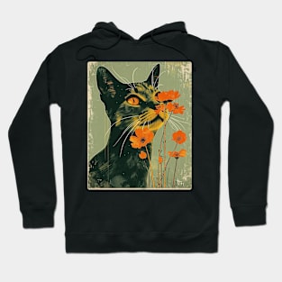 Ocicat Cat Flowers Photo Funny Cat Lover Gift Idea Hoodie